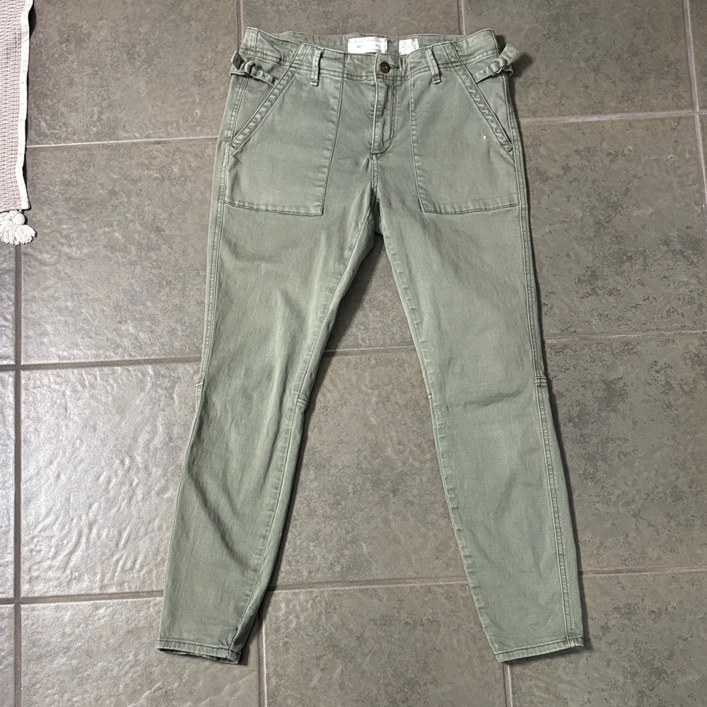 Olive Skinny Jeans HEI HEI from Anthropology